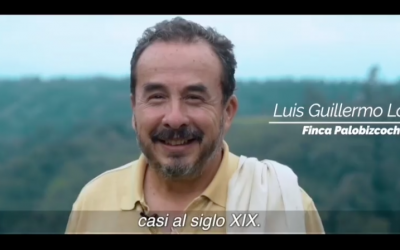 Él es Luis Guillermo López, propietario de la finca Palobizcocho en el municipio de Filandia y beneficiario de BancO2