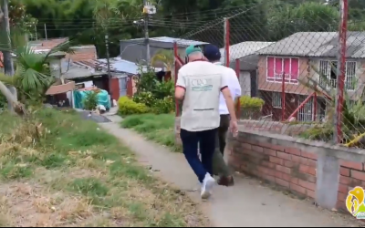 La jornada de Limpiaton Colombia se desarrolló hoy simultáneamente en la quebrada La Florida