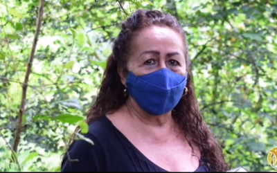 La presidenta de la Junta de Acción Comunal del barrio Belén de Armenia, Miriam Díaz López…