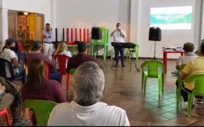 CRQ socializa plan de trabajo para el corregimiento La Virginia de Calarcá.