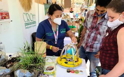 Negocios Verdes exponen sus productos en Expo Eje Café 2021.