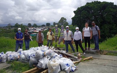 500 kilos de residuos recolectados en jornada de limpieza en La Tebaida
