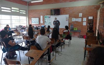 Más de 100 estudiantes han recibido educación ambiental en los municipios de Génova, Buenavista y La Tebaida