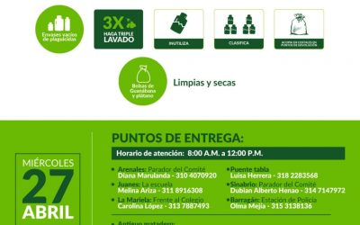 ¿Tiene bolsas de plátano y banano, envases o empaques vacios de agroquímicos en su hogar y no sabe que hacer con ellos?