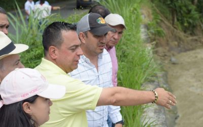 Acciones para mitigar las afectaciones en el margen izquierdo de río Verde debido a la actual temporada de lluvias