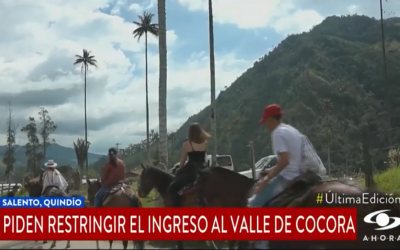 En medio nacional el director general de la CRQ habla sobre la capacidad de carga para el Valle de Cocora