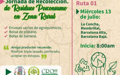 ¿Tiene usted envases vacíos de agroquímicos, bolsa de plátano o bolsa de banano?
