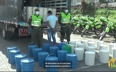 CRQ, bomberos oficiales, Secretaría de Salud Departamental y Policía Nacional evalúan posibles impactos ambientales…