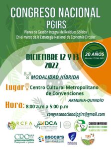 Planes de gestión integral de residuos solidos en el marco de la estrategia nacional de economía circular Planes de gestión integral de residuos solidos en el marco de la estrategia nacional de economía circular