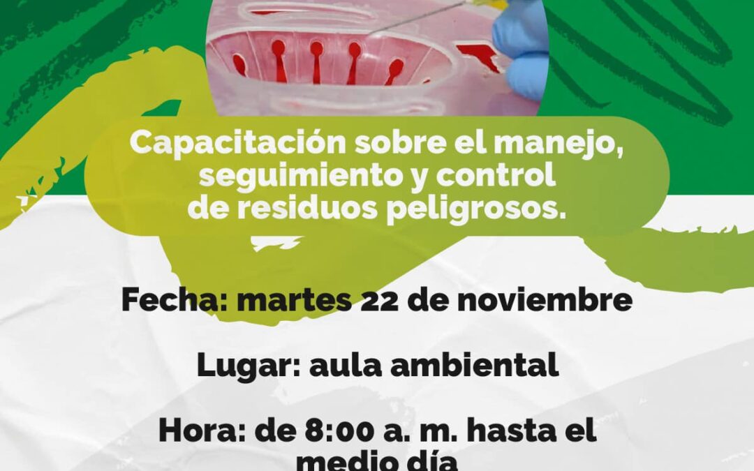 La CRQ invita a los representantes de establecimientos generadores de estos residuos como veterinarias, centros de estética, barberias, peluquerías entre otros.