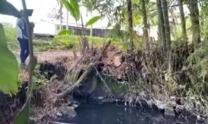 Detuvieron contaminación por vertimientos sobre la quebrada La Jaramilla de La Tebaida