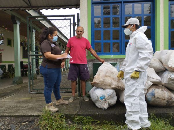 Más de dos toneladas de residuos posconsumo fueron recolectadas en el municipio de Circasia