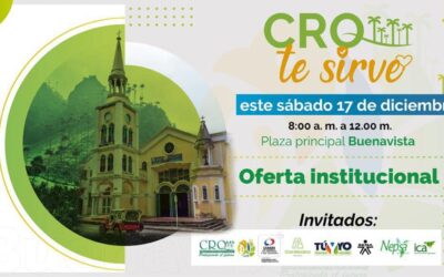 Oferta institucional de la CRQ llega al municipio de Buenavista