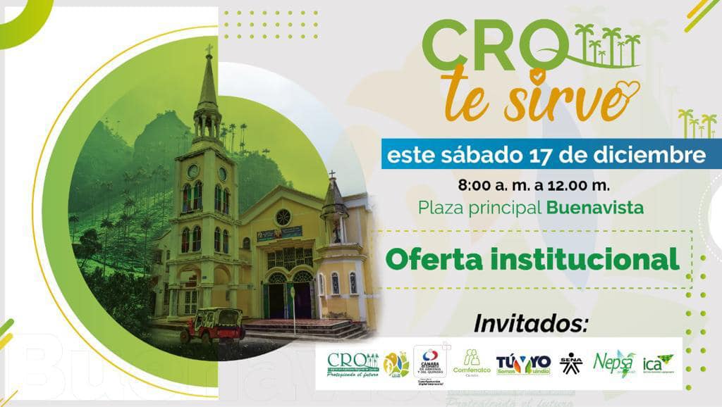 Oferta institucional de la CRQ llega al municipio de Buenavista