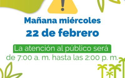 CRQ informa que por motivos del paro nacional de taxistas la atención al público para mañana miércoles se modifica con el fin de facilitar el desplazamiento de quienes acuden a la entidad a realizar sus trámites ambientales.