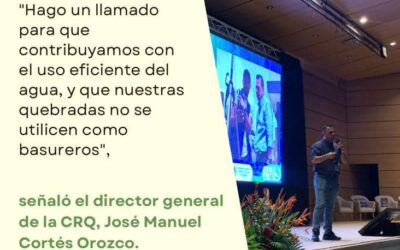 Durante su intervención en el primer foro Ambiental de Los Andes, el director general de la CRQ instó a los participantes a contribuir con la protección y conservación del patrimonio ambiental del departamento.