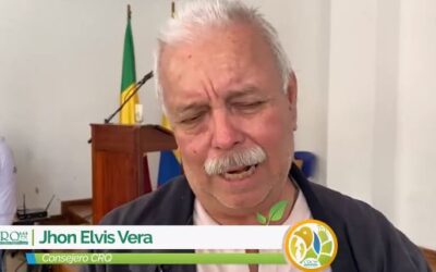 Jhon Elvis Vera, miembro del Consejo Directivo de la CRQ resaltó el espacio de diálogo brindado por la autoridad ambiental mediante la rendición de cuentas donde la ciudadanía planteó sus interrogantes en torno a la gestión del recurso hídrico en el departamento.