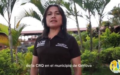 Los gestores ambientales de Génova siempre están pendientes para ayudar a la ciudadanía en sus procesos y trámites en pro del medioambiente.